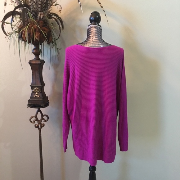 Lane Bryant Sweater Purple Sz 26/28 - Picture 2 of 4